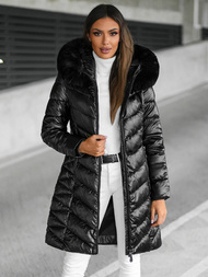 Dámska bunda čierna OZONEE JS/16M9100/392Z