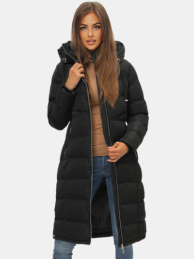 Dámska bunda čierna OZONEE JS/M736/392Z