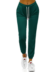 Dámske tepláky Tmavo-Zelené OZONEE JS/1020/A18