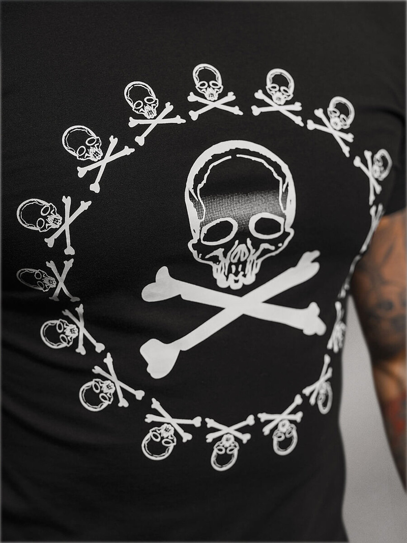 Pánske Tričko Čierne OZONEE NB/MT3068