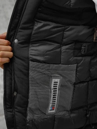 Pánska Bunda Čierna OZONEE JS/M713/392