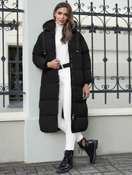 Dámska bunda čierna OZONEE JS/5M3163/392Z