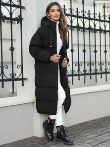 Dámska bunda čierna OZONEE JS/5M3163/392Z