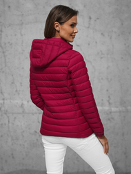 Dámska Bunda Bordová OZONEE JS/16M9101/06