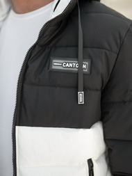 Pánska Zimná Bunda Čierno-Biela OZONEE JS/31M5083/281