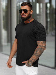 Pánske Tričko Čierne OZONEE JS/8T88/3Z