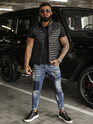 Pánska Vesta Čierna OZONEE JS/16M9333/392BZ