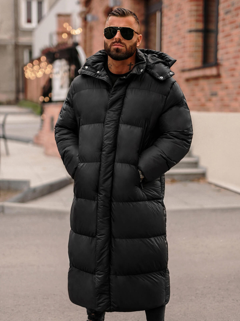 Pánska Bunda Čierna OZONEE O/M3202Z