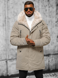 Pánska Zimná Bunda Béžová OZONEE JS/22M315/62