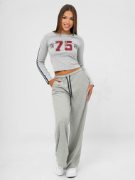 Dámska dvojdielna tepláková súprava šedá OZONEE JS/M60815AB