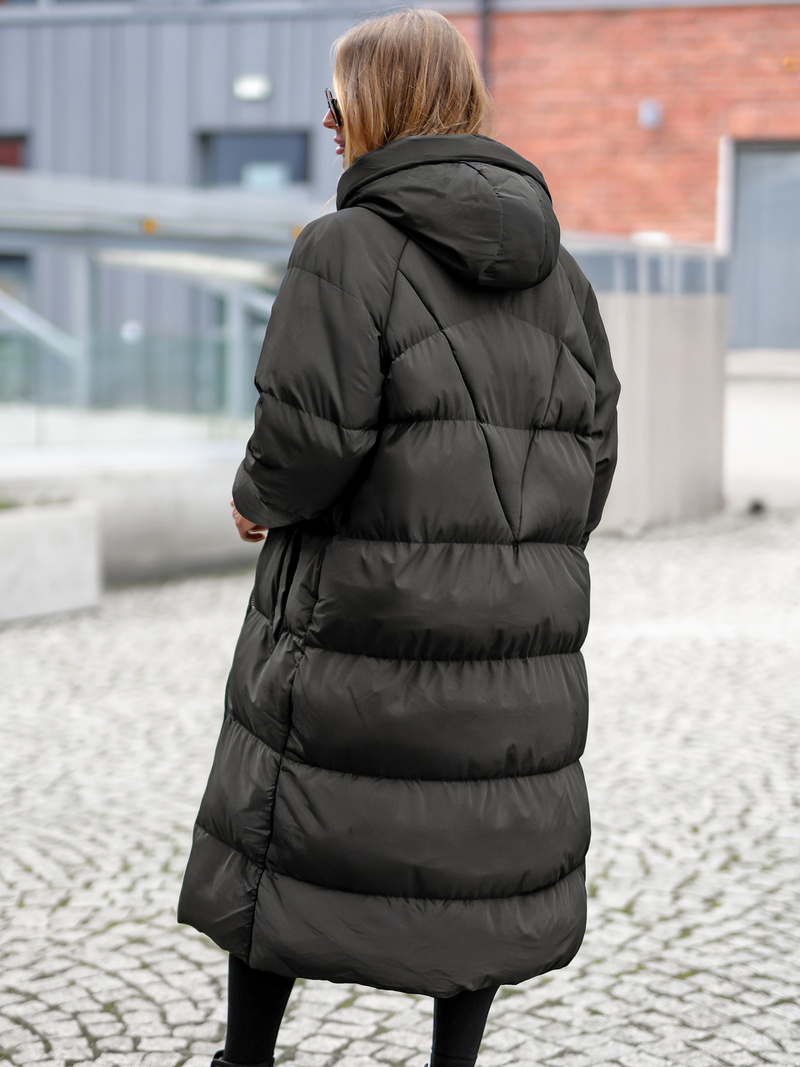 Dámska bunda čierna OZONEE JS/5M3163/392Z