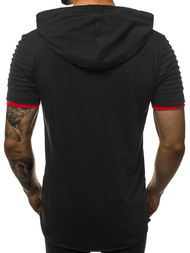 Pánske Tričko Čierno-Červený OZONEE O/1187XZ