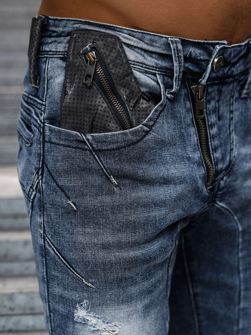 Pánske rifle modré OZONEE NB/MP0045B