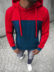 Pánska Mikina Námornícka Modrá OZONEE JS/JZ11058