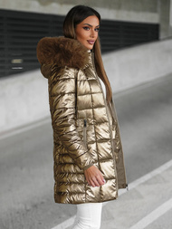 Dámska Bunda Zlato OZONEE JS/16M9120/403Z