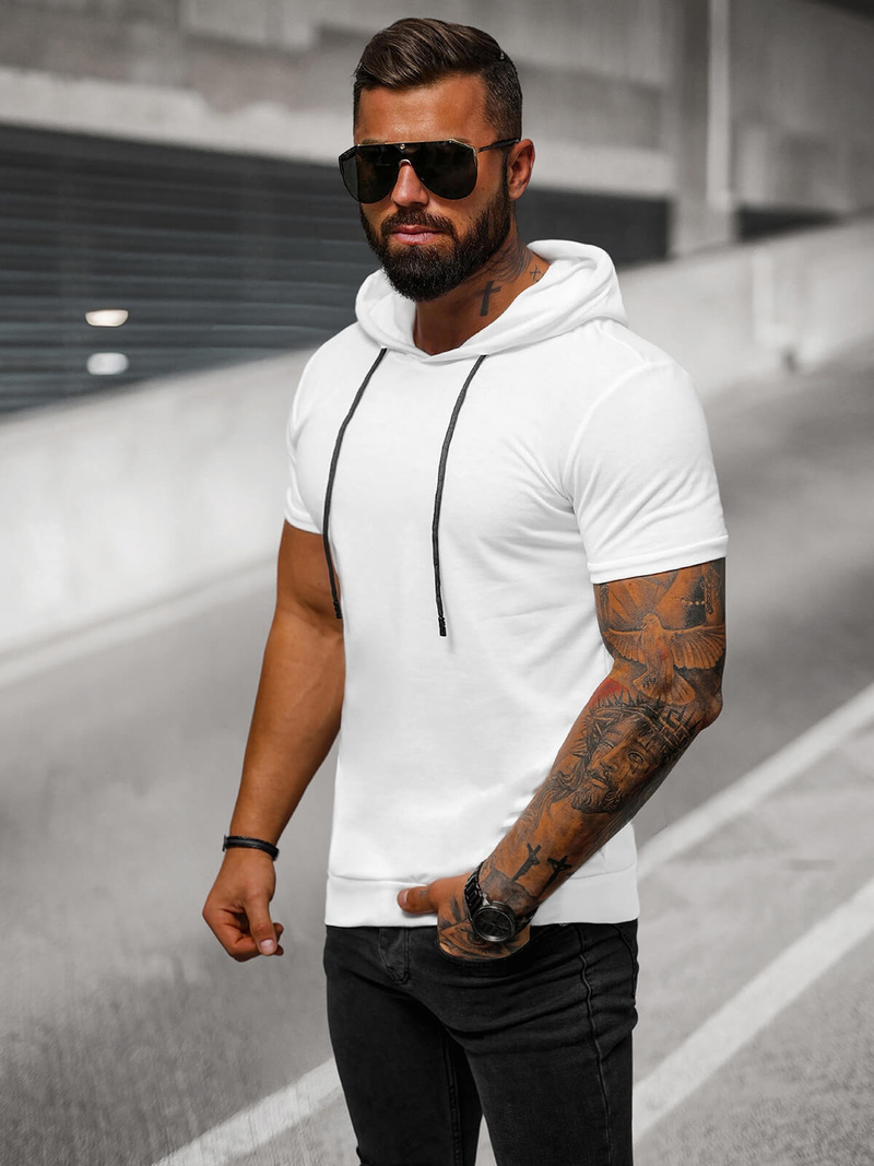 Pánske Tričko Biely OZONEE JS/8T955/1