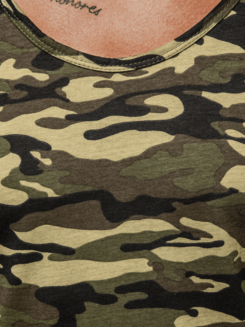 Pánske tielko Maskáčové-Zelené OZONEE O/BL115