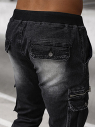 Pánske Jogger Nohavice Čierne OZONEE NB/MP0108N