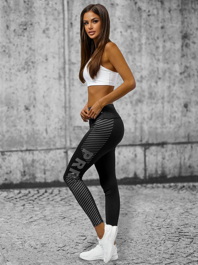 Dámske Legíny Čierne OZONEE O/YY9283