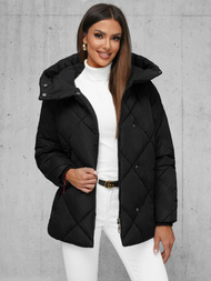 Dámska bunda čierna OZONEE JS/5M3175/392Z
