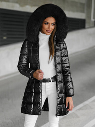 Dámska Bunda Čierna OZONEE JS/16M9120/392Z