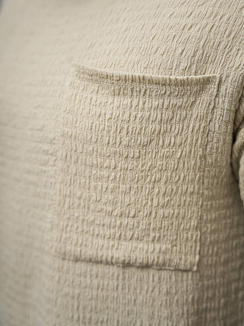 Pánske Tričko Béžová OZONEE O/Y960T