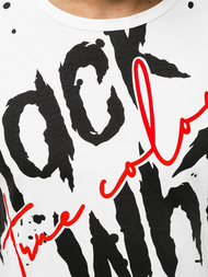 Pánske Tričko Biele OZONEE JS/KS2307Z