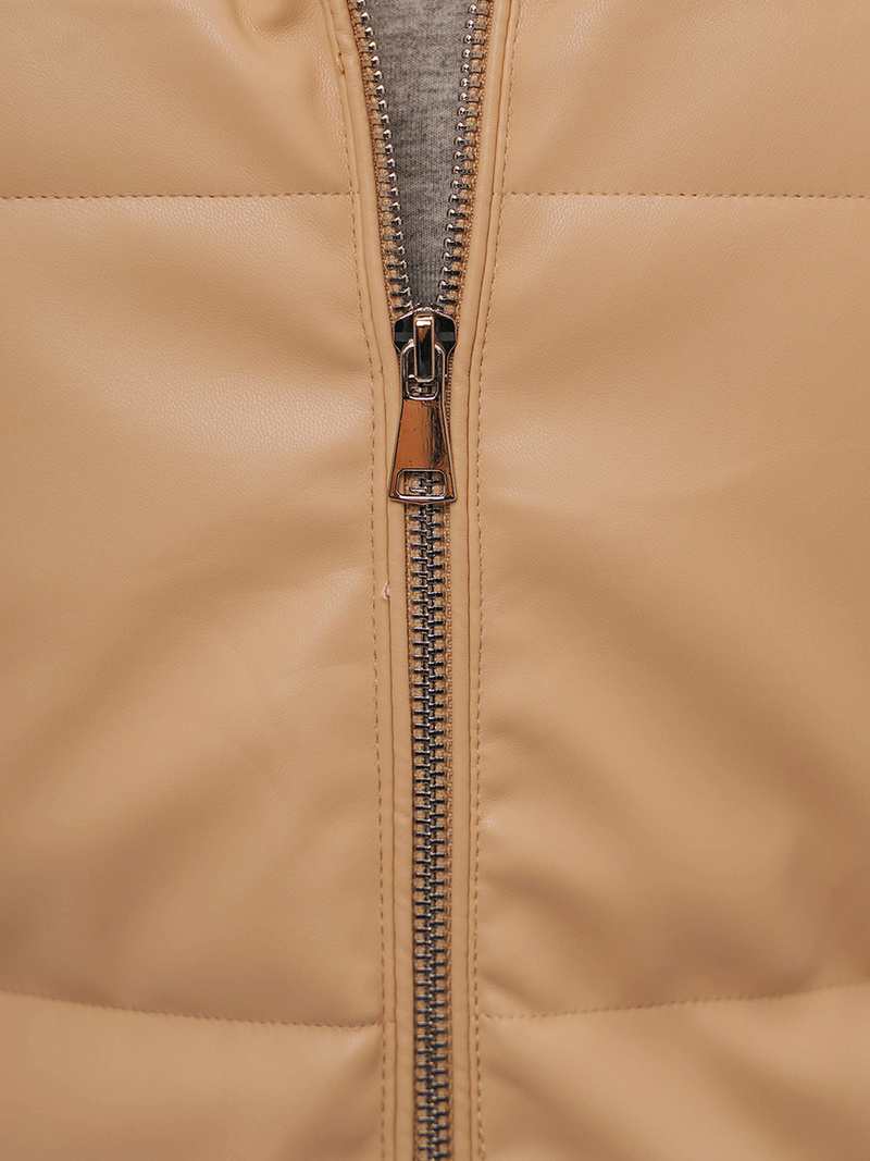 Dámska vesta béžová OZONEE O/AY756