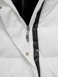 Dámska bunda biela OZONEE JS/5M3233/281