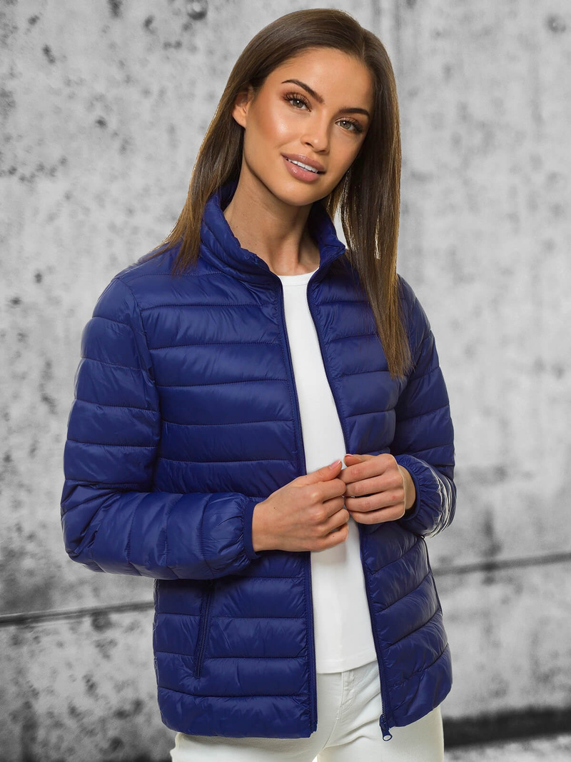 Dámska Bunda Námornícka modrá OZONEE JS/M20311/215