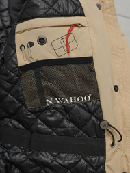 Dámska bunda béžová OZONEE O/W377Z