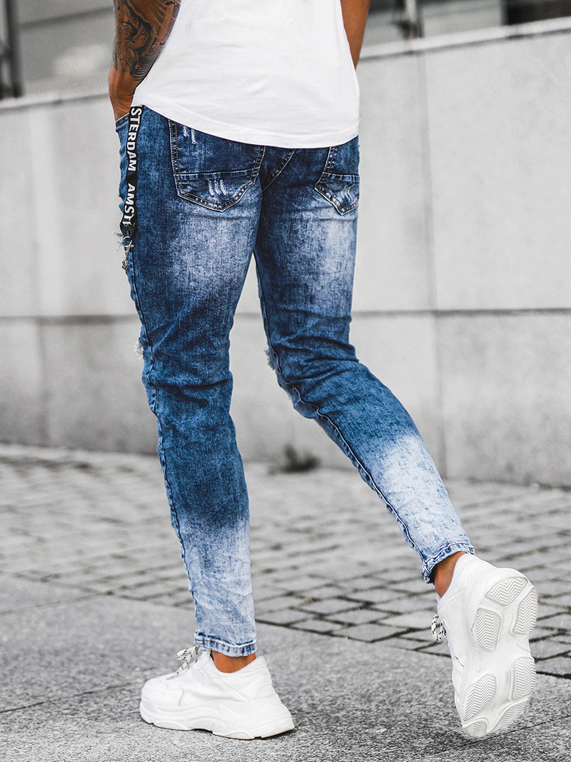 Pánske Rifle Modré OZONEE O/E7752B