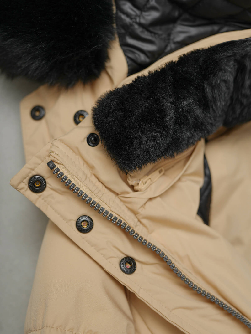 Dámska bunda béžová OZONEE O/W377