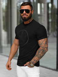 Pánske Tričko Čierne OZONEE NB/MT3151