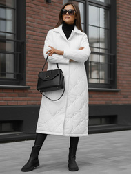 Dámska bunda biela OZONEE JS/5M3177/281Z