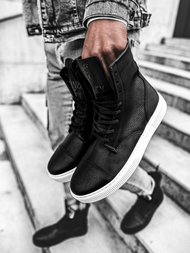 Pánske Sneakery Čiernobiele OZONEE KN/022