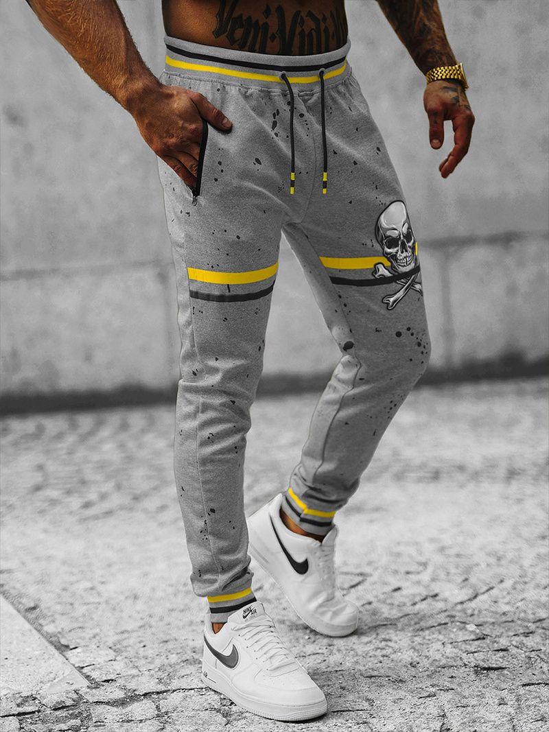 Pánske tepláky Sivé OZONEE JS/K10227Z