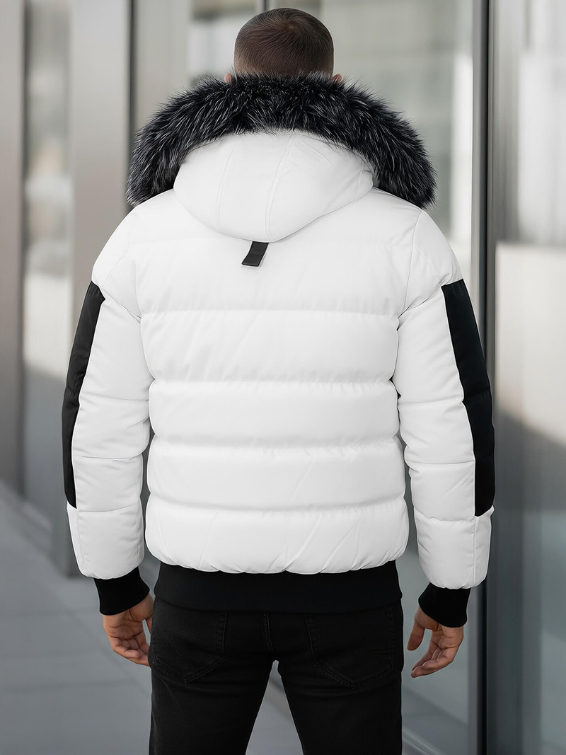 Pánska Bunda Biela OZONEE O/M798Z