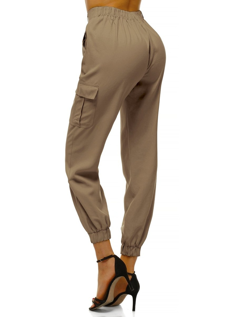 Dámske jogger nohavice Tmavo-Béžové OZONEE O/HM005