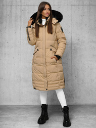 Dámska bunda béžová OZONEE O/W377