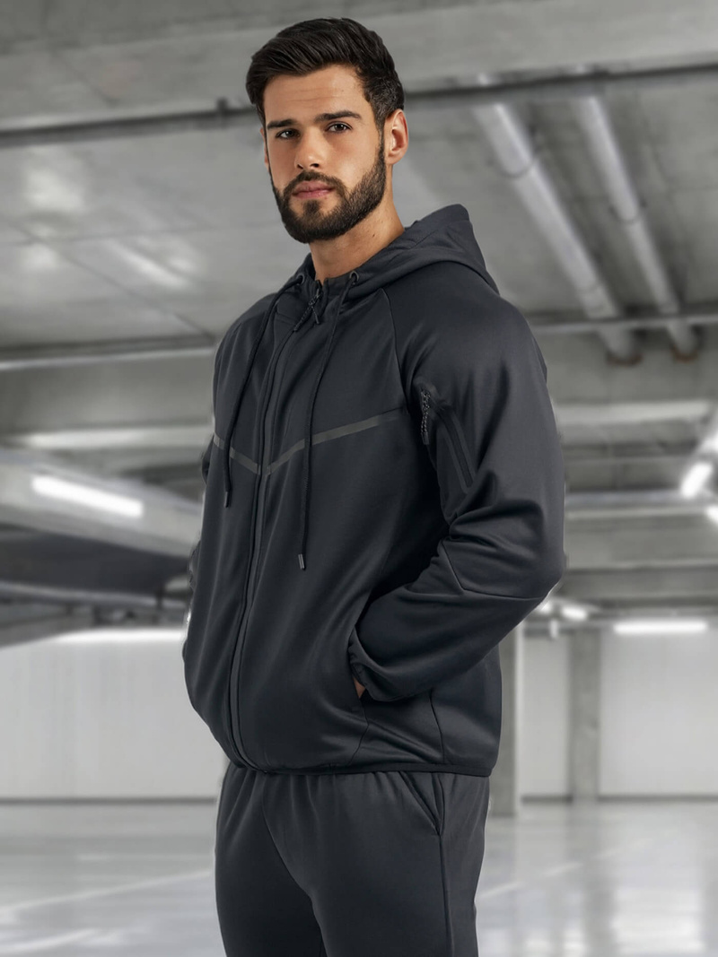 Pánska Tepláková Súprava Námornícka Modrá OZONEE JS/8C1966/25