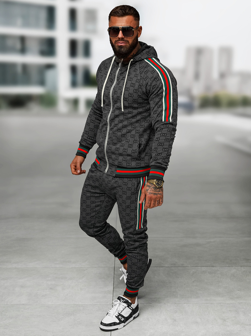 Pánska Tepláková Súprava Čierny OZONEE O/FF5111AB