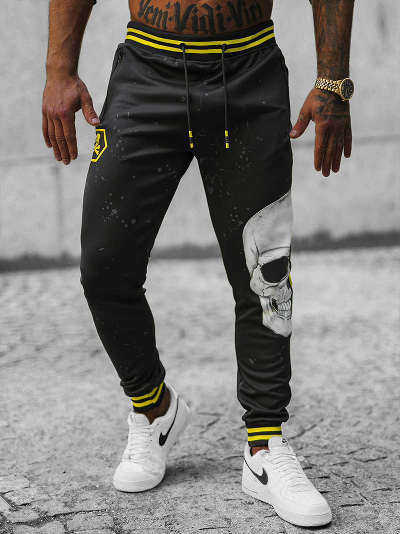 Pánske Tepláky Čierne OZONEE JS/K10228Z