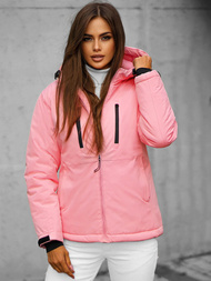 Dámska zimná bunda Svetlo ružová OZONEE JS/HH012/25Z