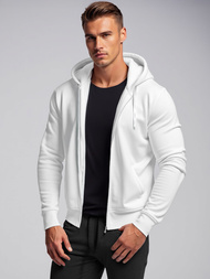 Pánska Mikina Biela OZONEE JS/2008