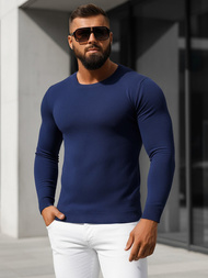 Pánsky Sveter Tmavomodrý OZONEE NB/MMB602/5Z