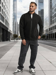 Pánska Mikina Čierna OZONEE JS/HH016/3