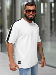 Pánske Tričko Biele OZONEE O/QQ1195