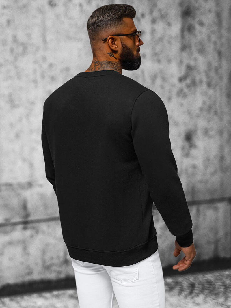 Pánska Mikina Čierna OZONEE NB/MF2010