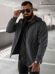 Pánska softshellová bunda grafitová OZONEE JS/27B6529/5Z